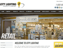 Tablet Screenshot of citylighting.com